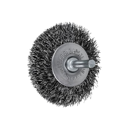 Pferd Mtd Flared Cup Brush, .014 CS Wire, 2-1/2 82859